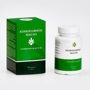 Конопляное масло в капсулах агар-агар 1054 Vedel Ведель